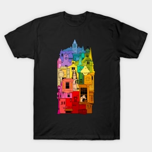 Historic Galena Illinois Rainbow T-Shirt